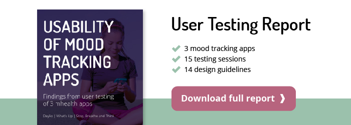 mood tracking apps user testing report