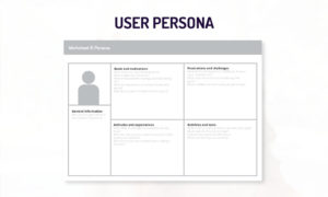 healthcare app development user persona template