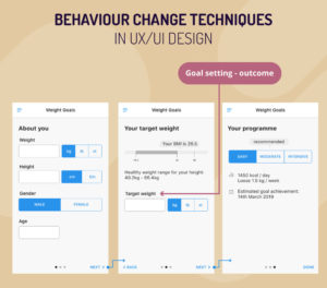 Behaviour change techniques in ux.ui design