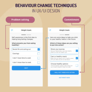 Behaviour change techniques in ux/ui design